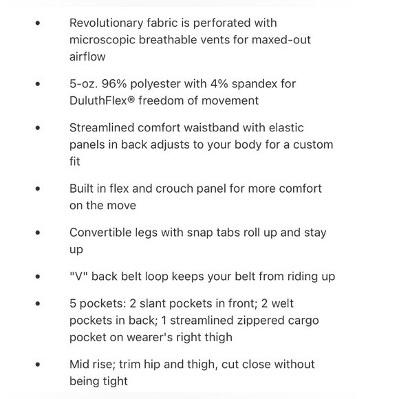 Duluth Trading Co Wm’s Breeze Shooter Slim Leg pant In Olive Green Sz 14 x 33 - Picture 12 of 16